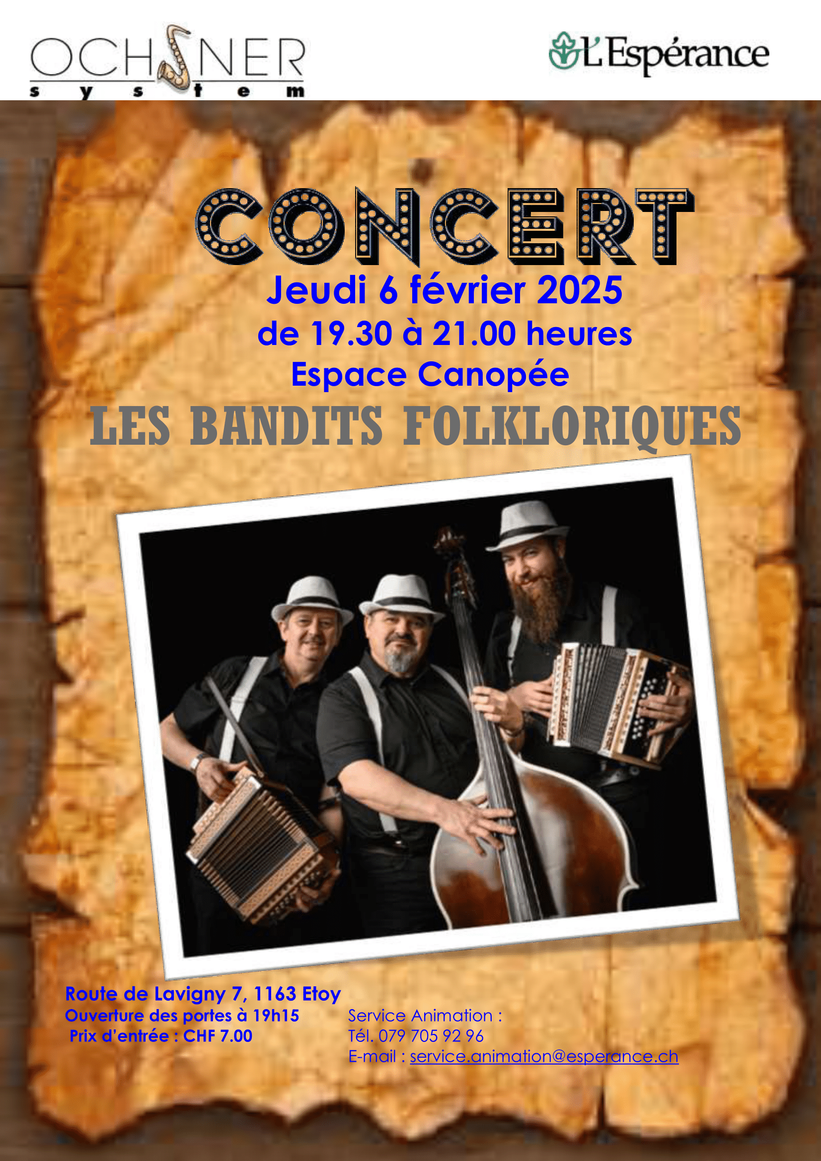 Affiche Les Bandits Folkloriques