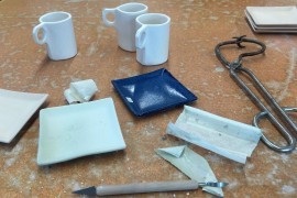 Place de travail Poterie