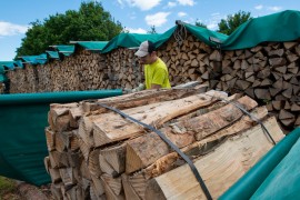 Bois de feu extérieur